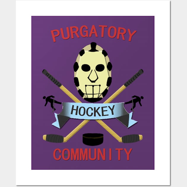 purgatory hockey Wall Art by swiftjennifer